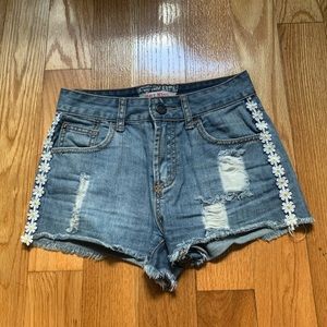Daisy Denim Shorts